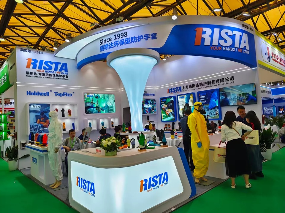 RISTA Debuts at 2025 Shanghai CIOSH, Eco-Friendly Protective Gloves Lead New Industry Trends