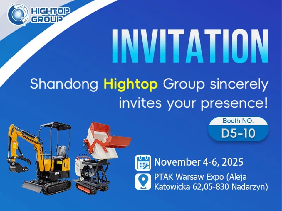 Grupa Shandong Hightop zadebiutuje na targach maszyn budowlanych w Polsce. Flagowe modele gotowe do pracy