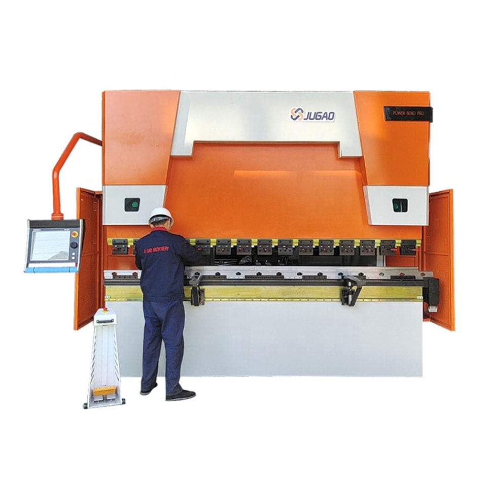 مكبس ثني هيدروليكي CNC 125TON-3200 مع وحدة تحكم Delem 53T