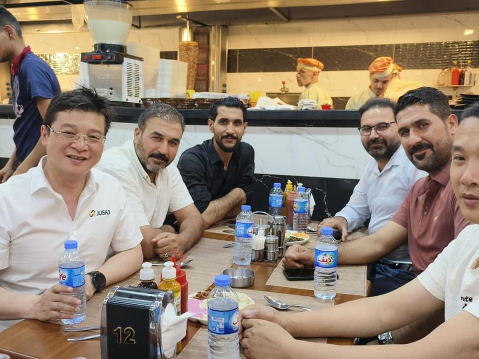 منتجات JUGAO تحظى بإقبال المشترين العراقيين، والتعاون يرتقي إلى مستوى أعلى