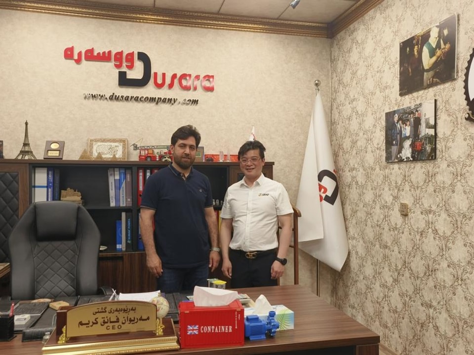 تساعد شركة JUGAO في إنتاج معدات الإطفاء في العراق، وآفاق التعاون واسعة