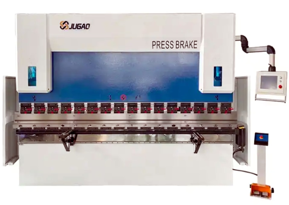 المواصفات الفنية لمكبس الثني CNC بقدرة 125 طن/3200. وحدة تحكم T15. برمجة رسومية