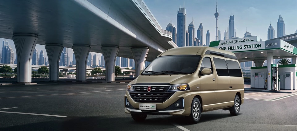JINBEI HAISE KING CNG — exterior view