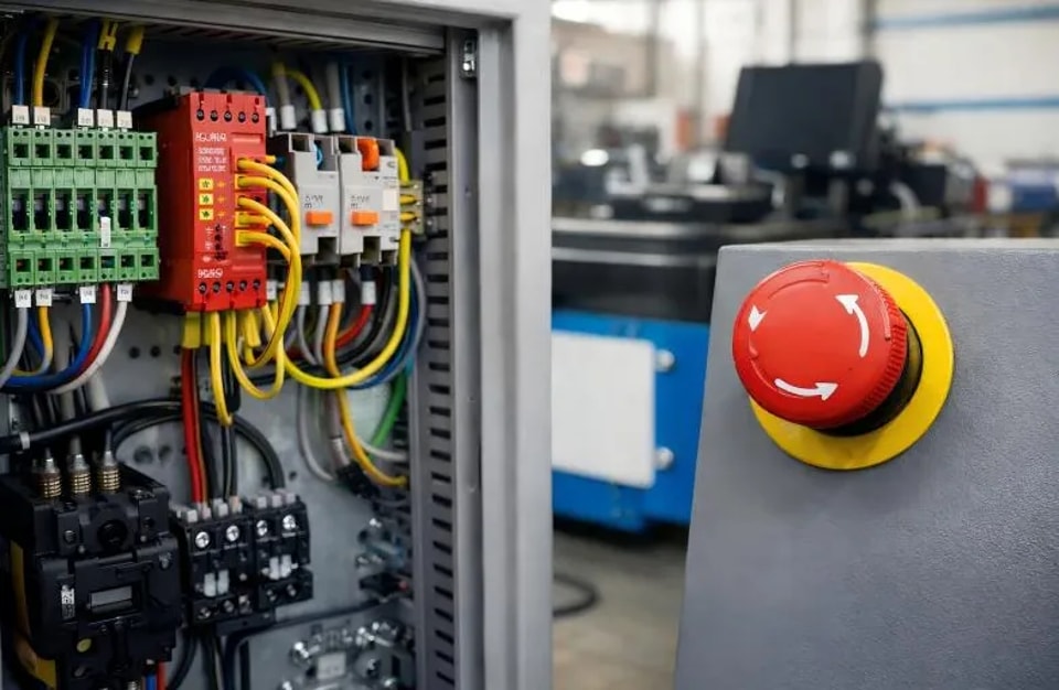 Puntos clave de las conexiones eléctricas en una curvadora de tubos: unas conexiones incorrectas pueden provocar, en el mejor de los casos, alarmas, y en el peor, fallos de la máquina.