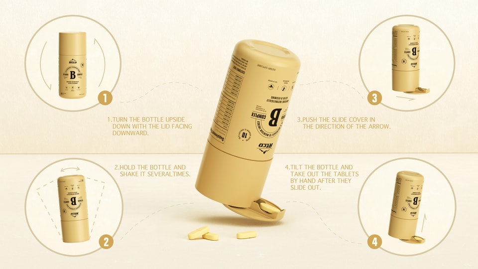 Slide Dispensing Bottle