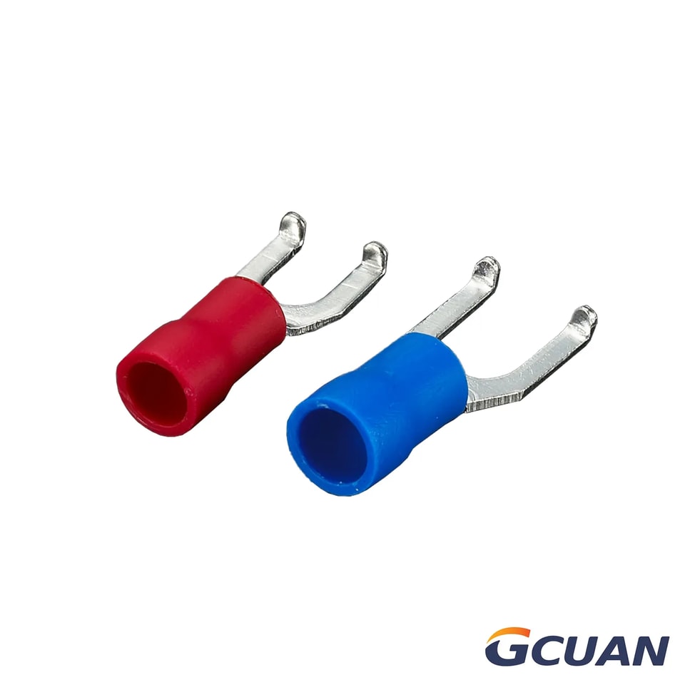 Vinyl Insulated-Single Crimp Flange Spade Terminals