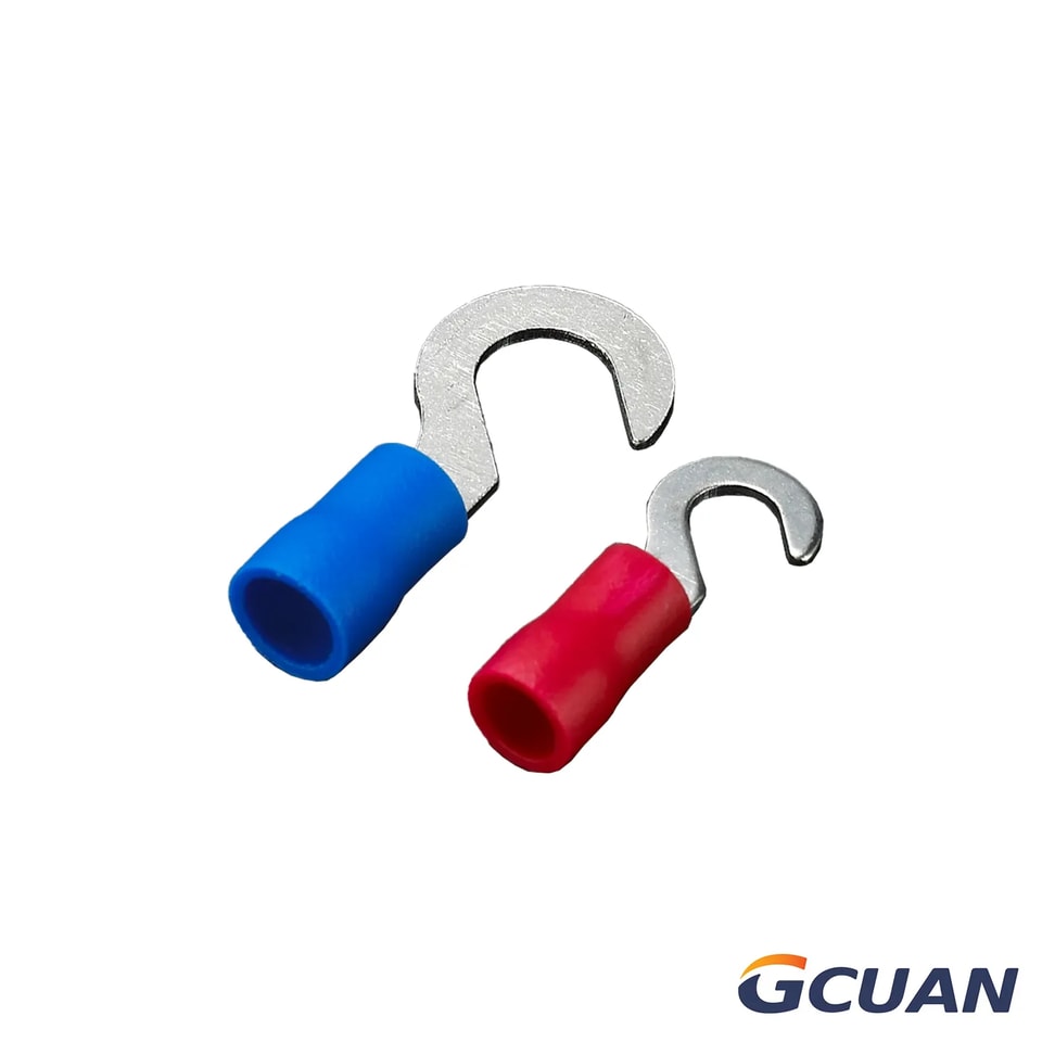 Vinyl Insulated-Single Crimp Hook Terminals