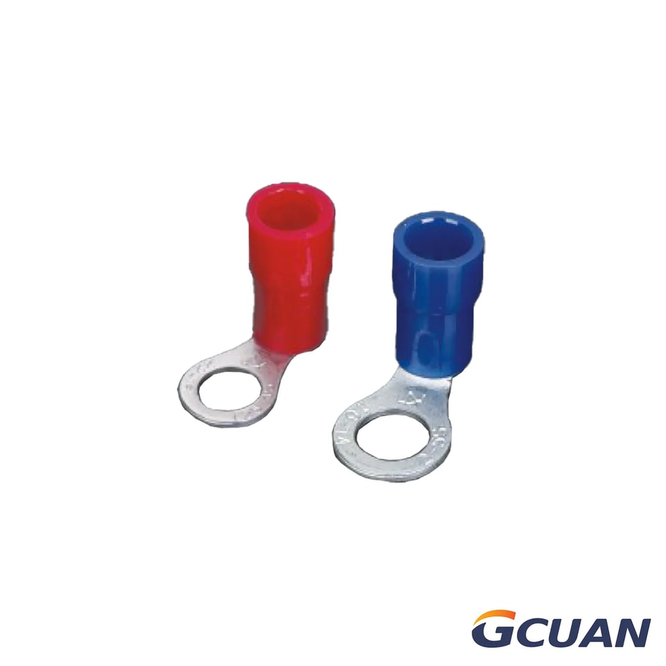 Nylon Insulated-Single Crimp 90° Ring Terminals