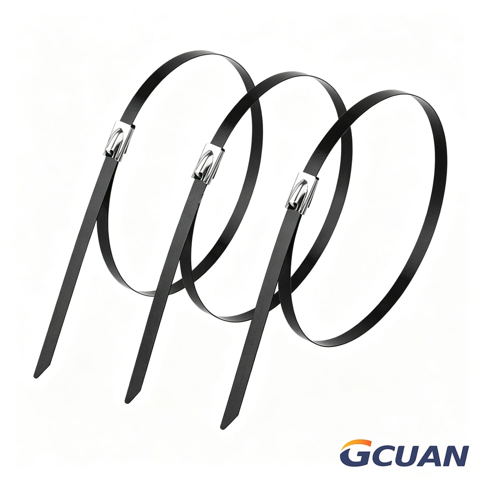 BLP Stainless Steel Cable Ties-ball-lock PVC Coated Ties