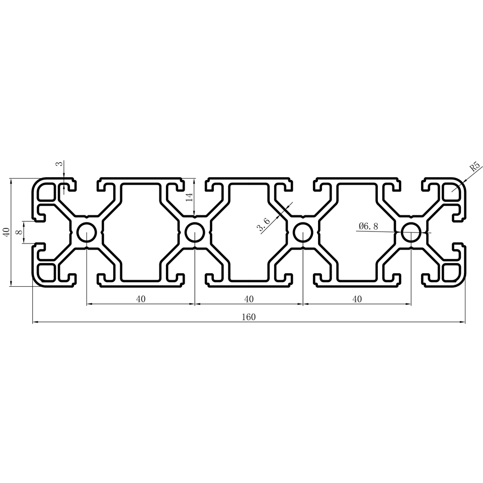 GCB-8-1640 dimension