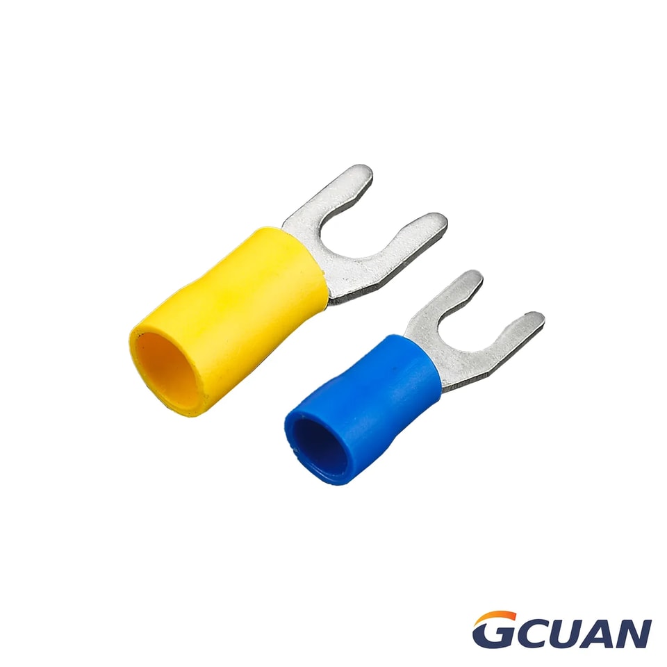 Vinyl Insulated-Single Crimp Locking Spade Terminals
