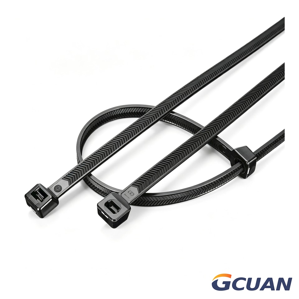 V-Shaped Cable Tie (Double-Sided Teeth)