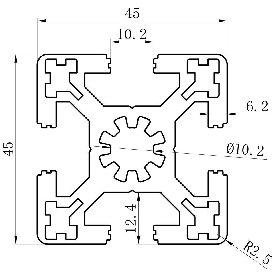 GCB-8-1640 dimension