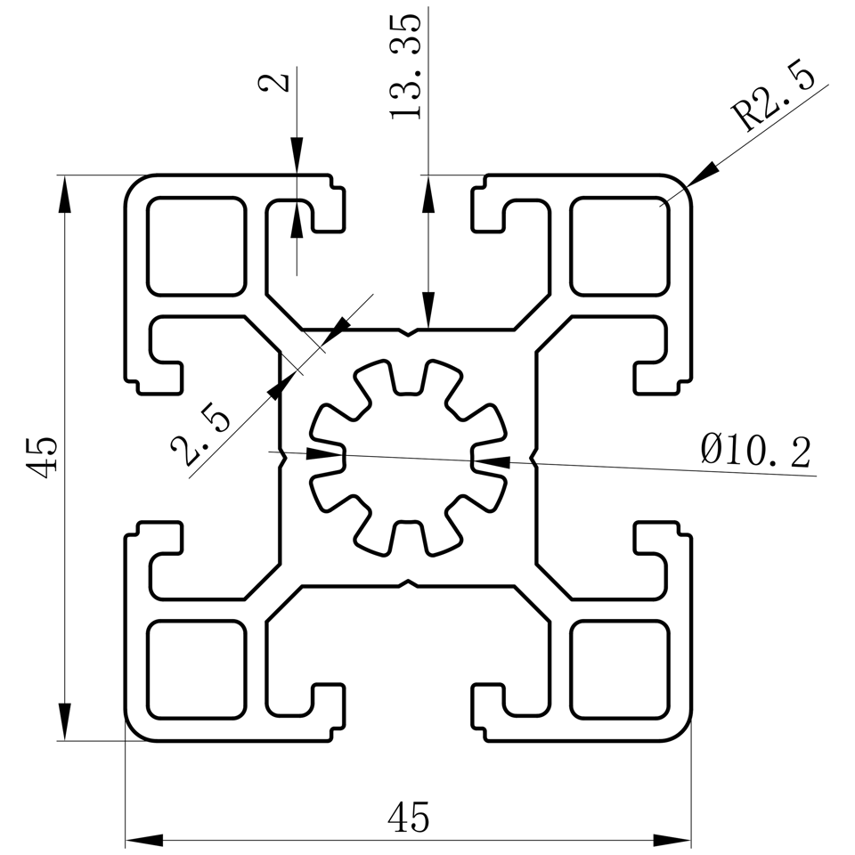 GCB-8-1640 dimension