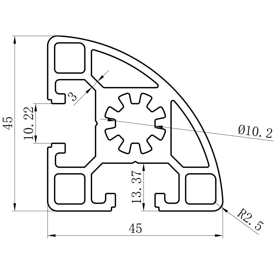 GCB-8-1640 dimension