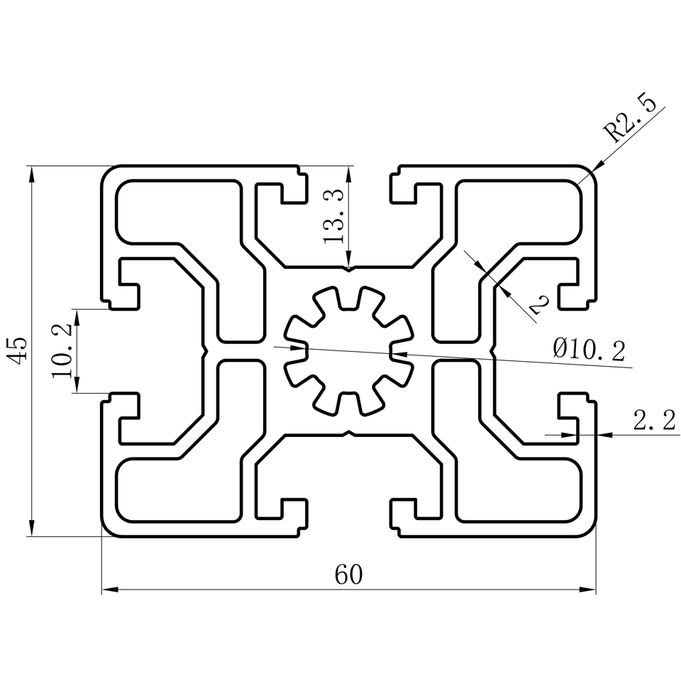 GCB-8-1640 dimension