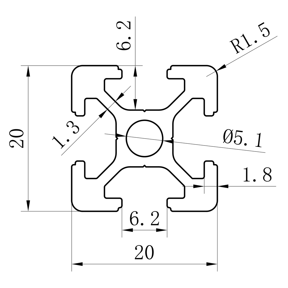 GCB-8-1640 dimension