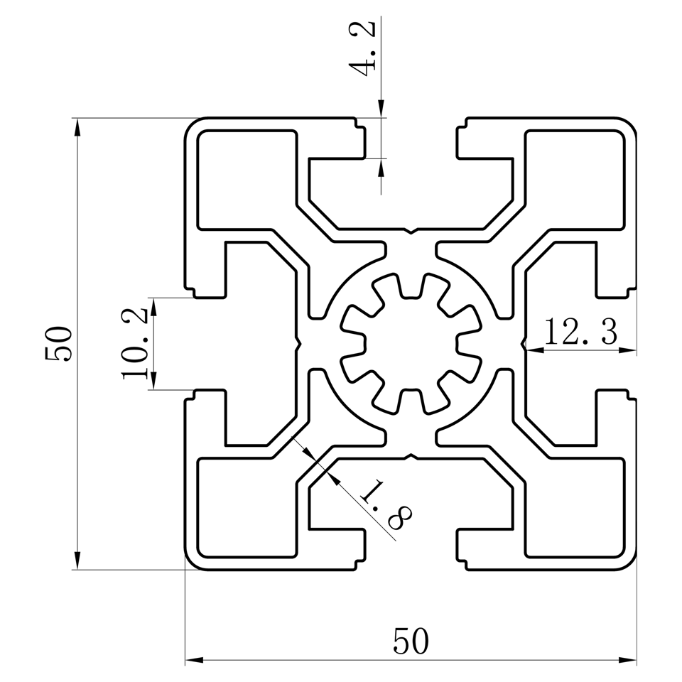 GCB-8-1640 dimension