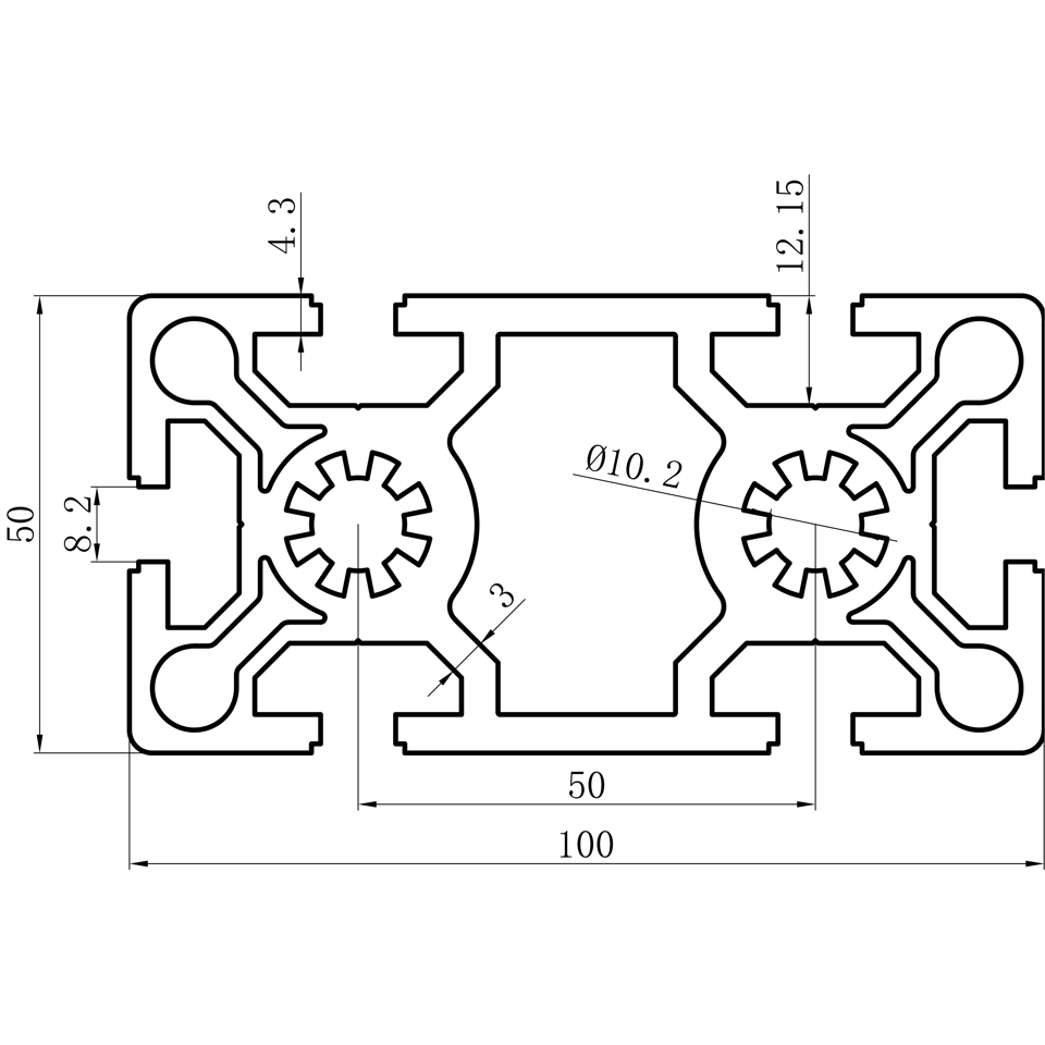 GCB-8-1640 dimension