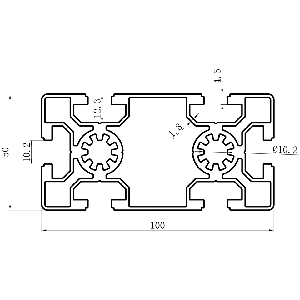 GCB-8-1640 dimension