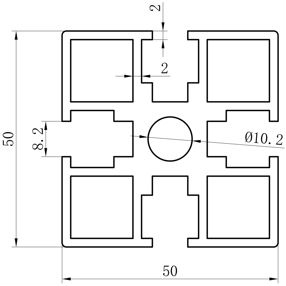 GCB-8-1640 dimension