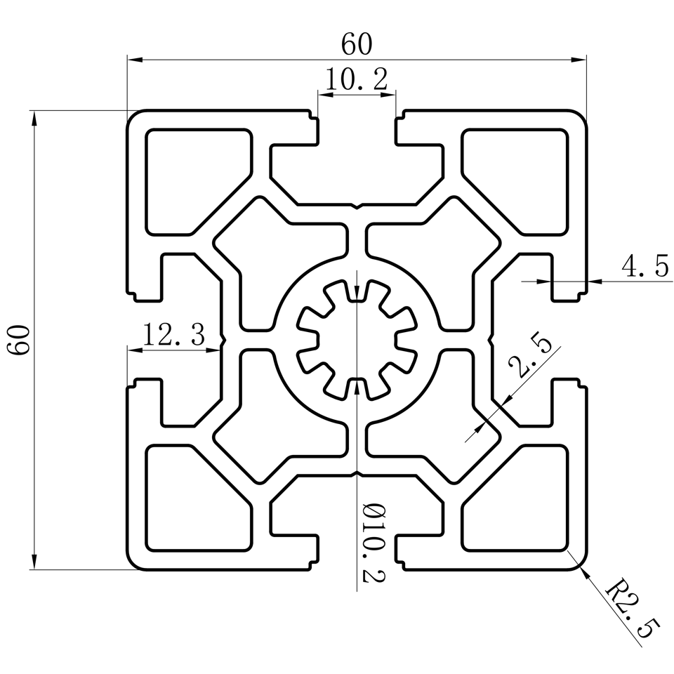 GCB-8-1640 dimension