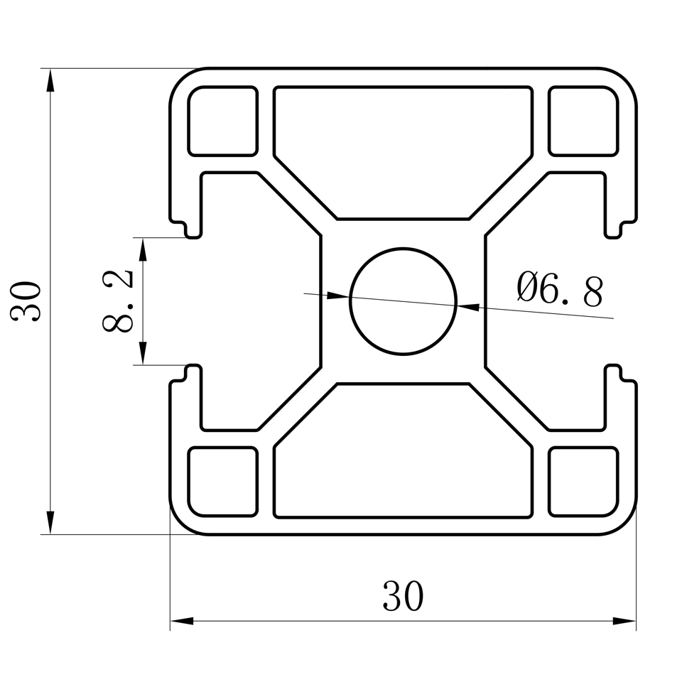 GCB-8-1640 dimension