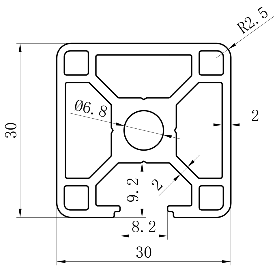 GCB-8-1640 dimension