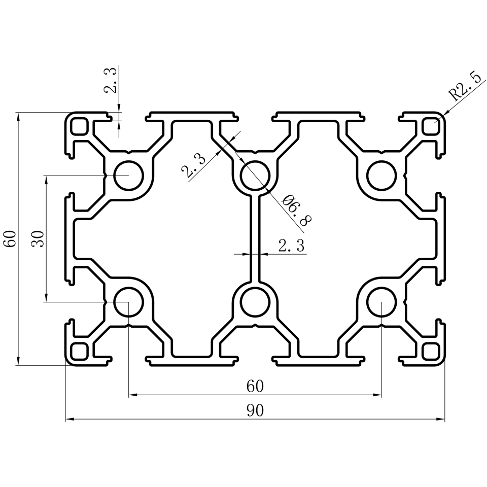 GCB-8-1640 dimension