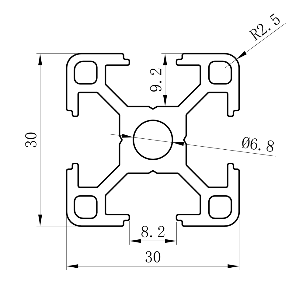 GCB-8-1640 dimension
