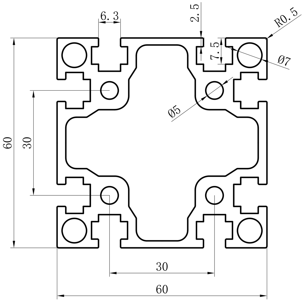 GCB-8-1640 dimension