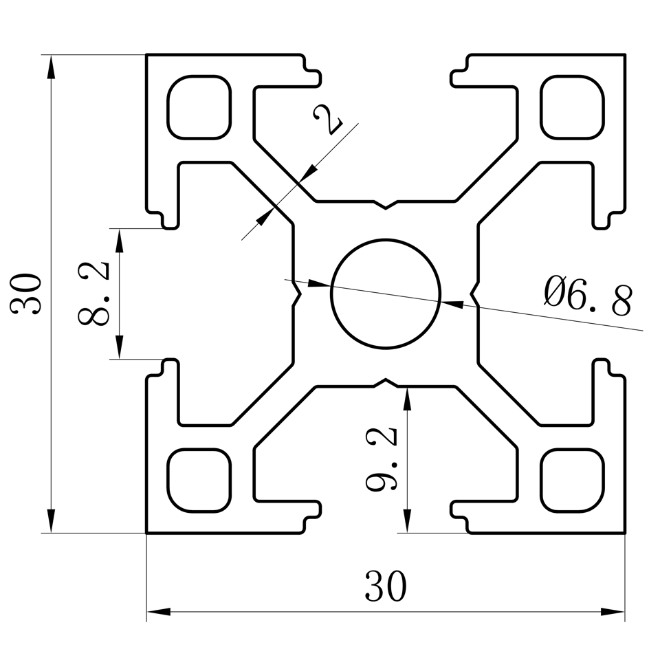 GCB-8-1640 dimension