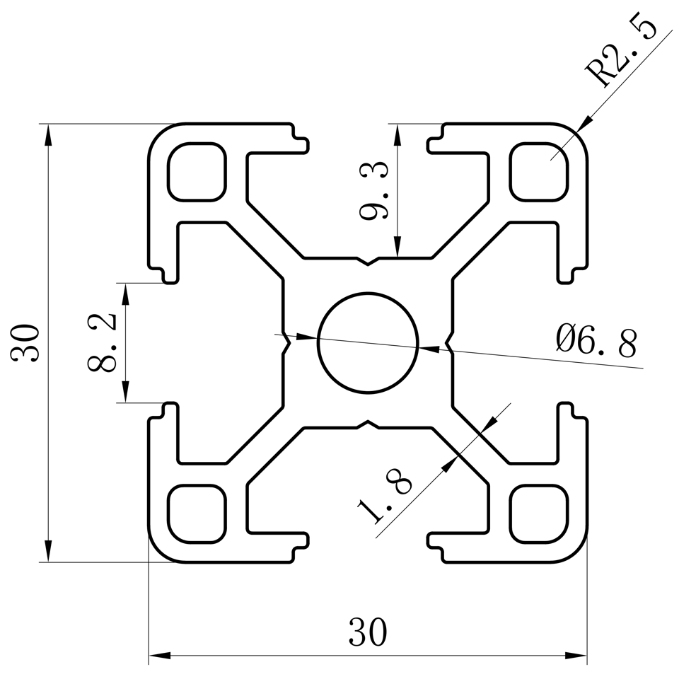 GCB-8-1640 dimension