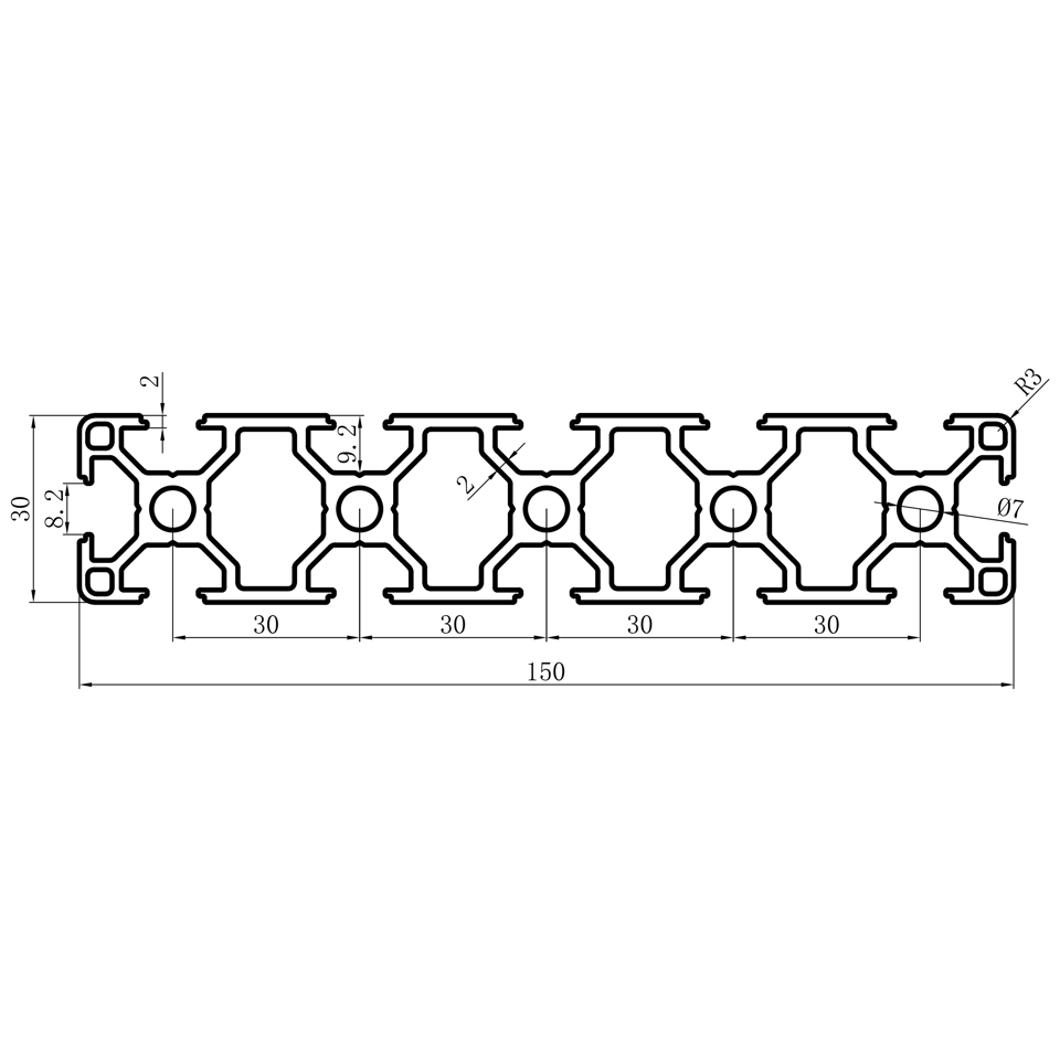GCB-8-1640 dimension