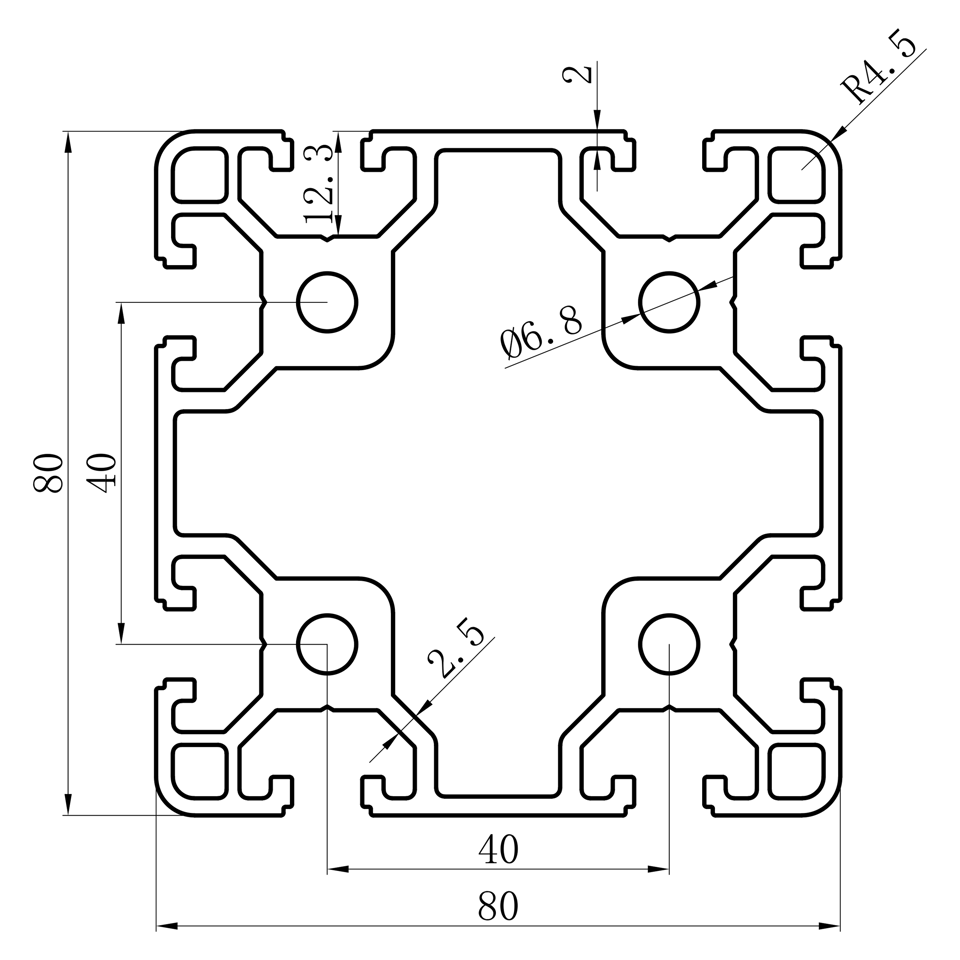 GCB-8-1640 dimension