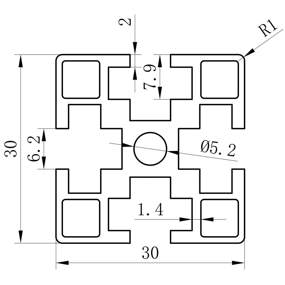 GCB-8-1640 dimension