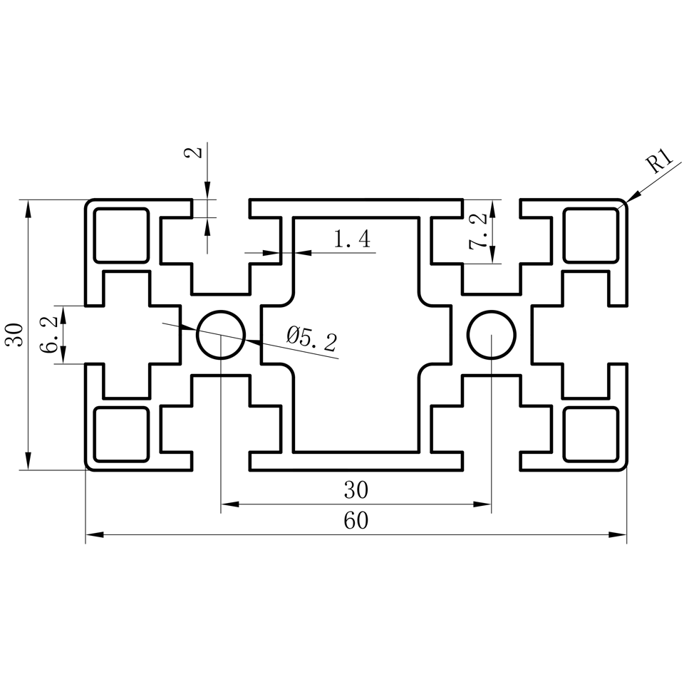 GCB-8-1640 dimension