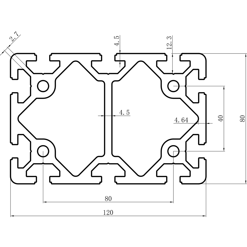 GCB-8-1640 dimension