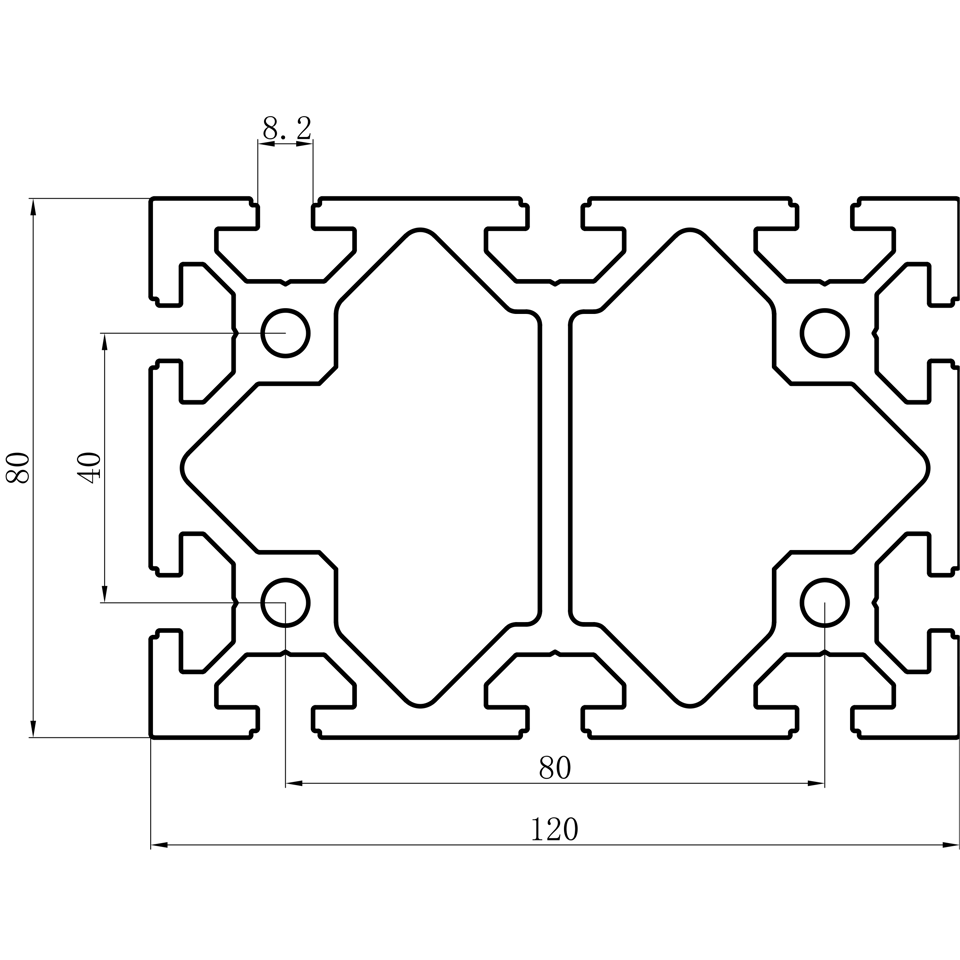 GCB-8-1640 dimension