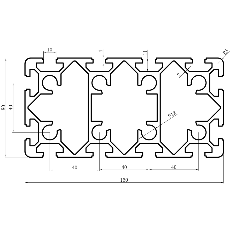 GCB-8-1640 dimension