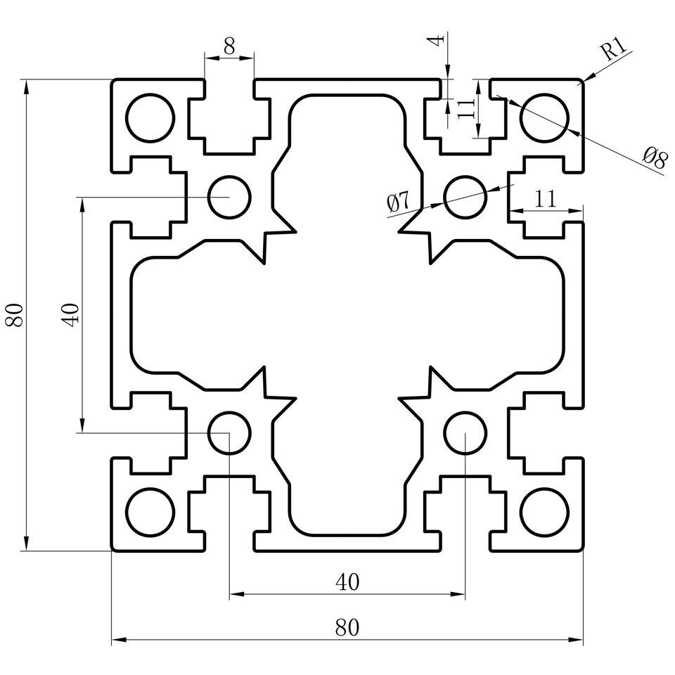 GCB-8-1640 dimension