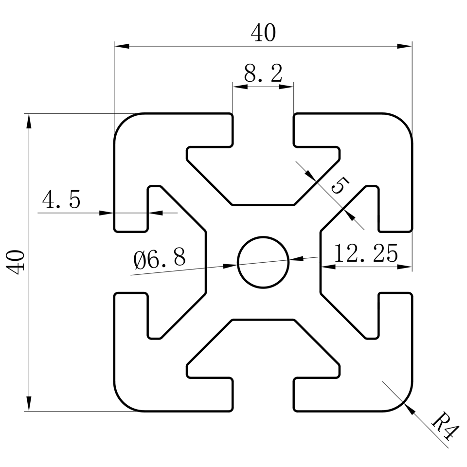 GCB-8-1640 dimension