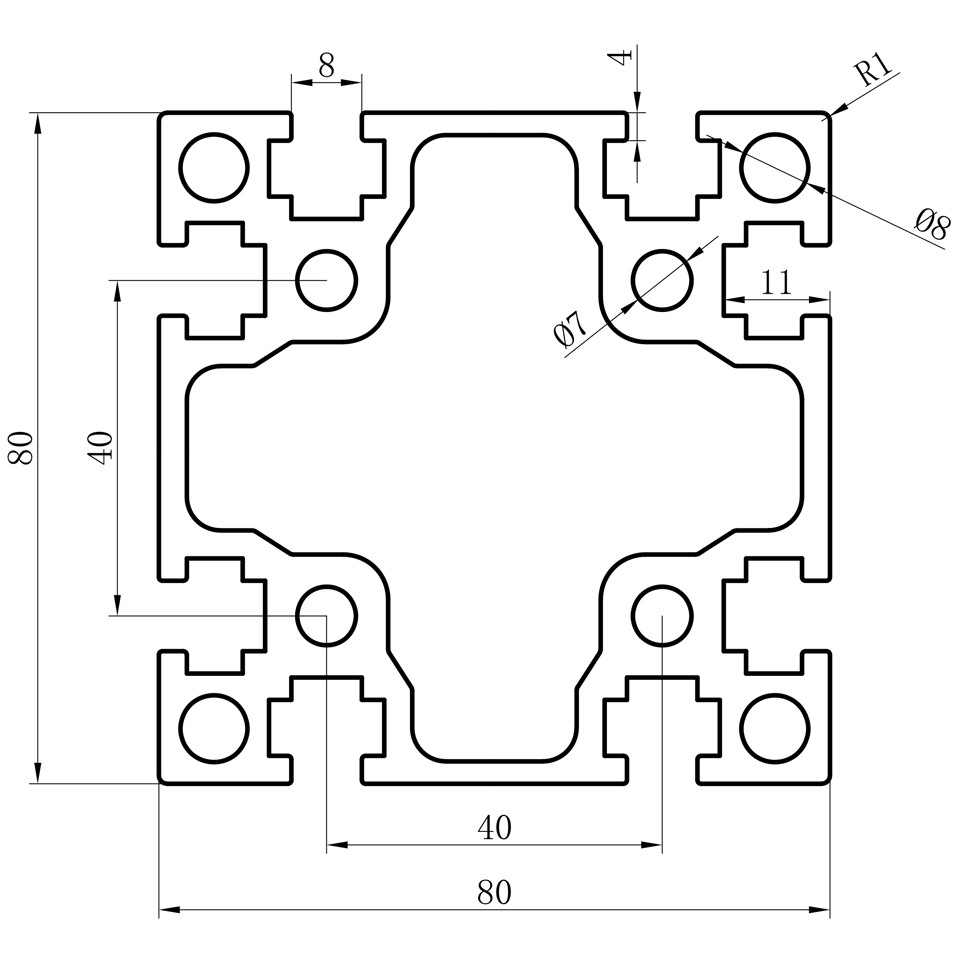 GCB-8-1640 dimension