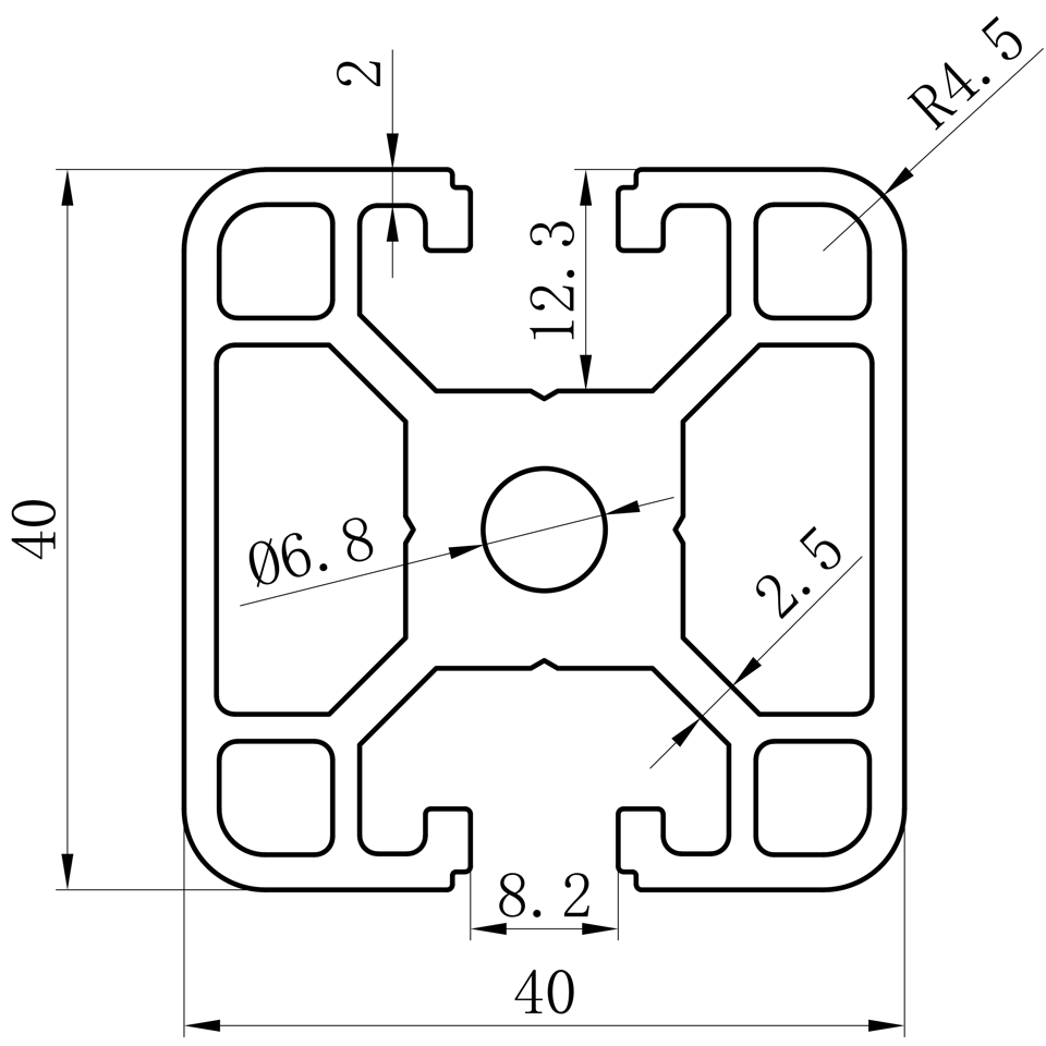 GCB-8-1640 dimension