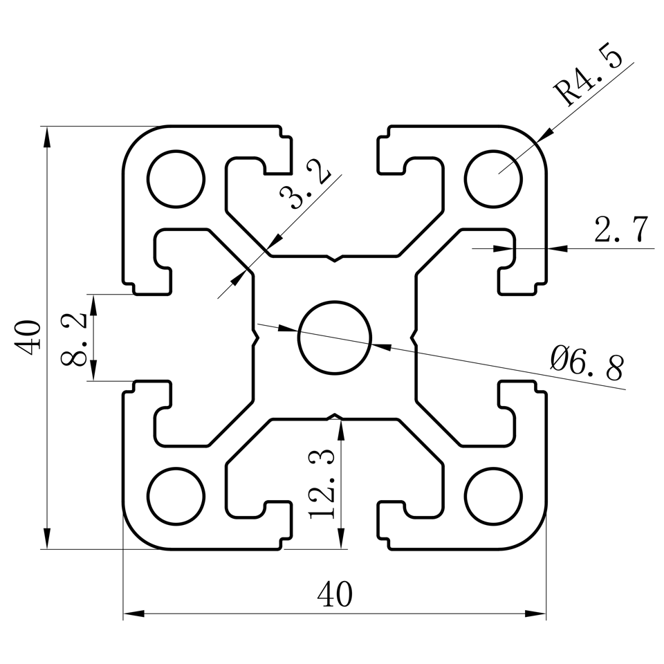 GCB-8-1640 dimension