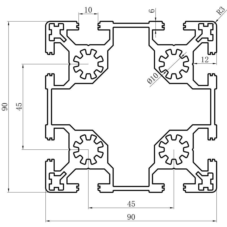 GCB-8-1640 dimension