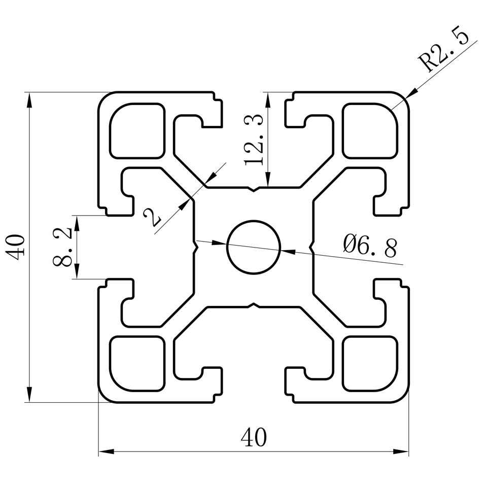 GCB-8-1640 dimension