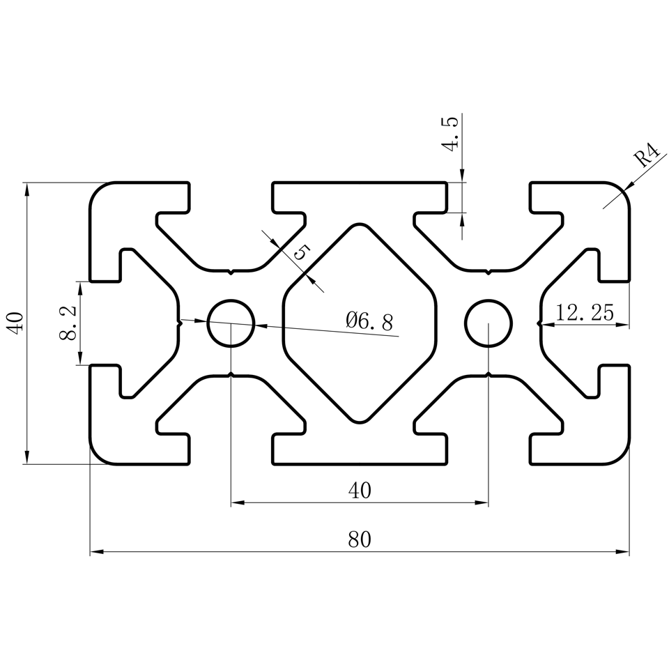 GCB-8-1640 dimension