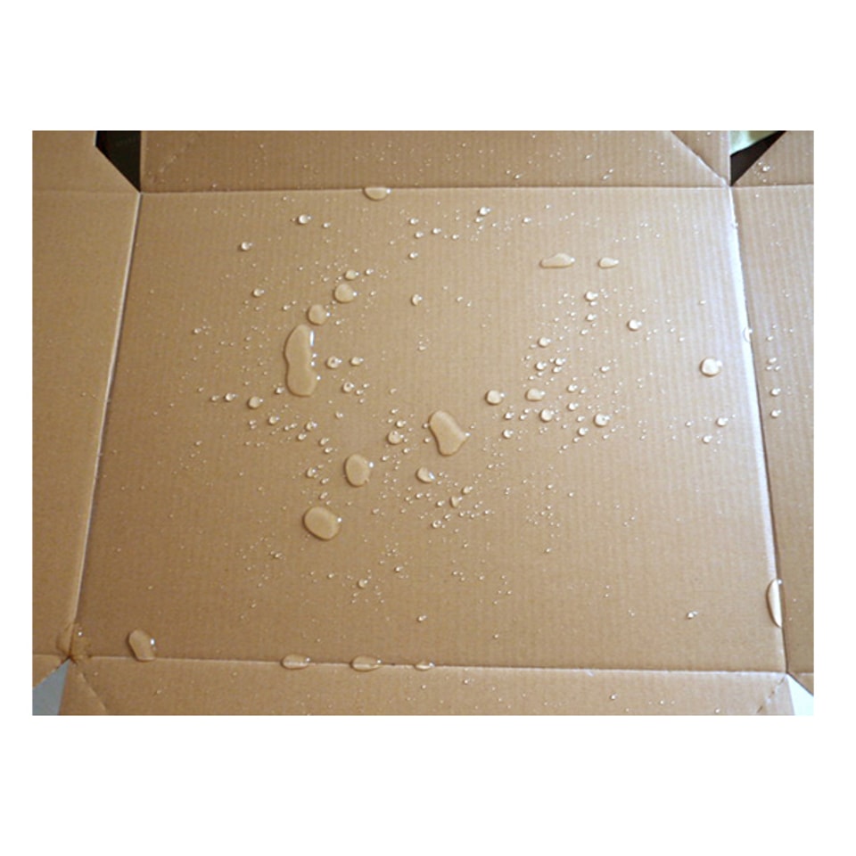 Caja con recubrimiento de cera