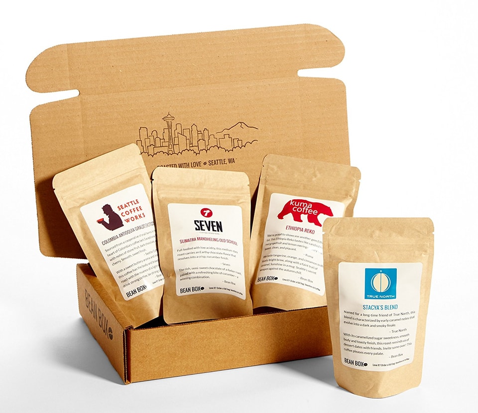 Caja plegable para té